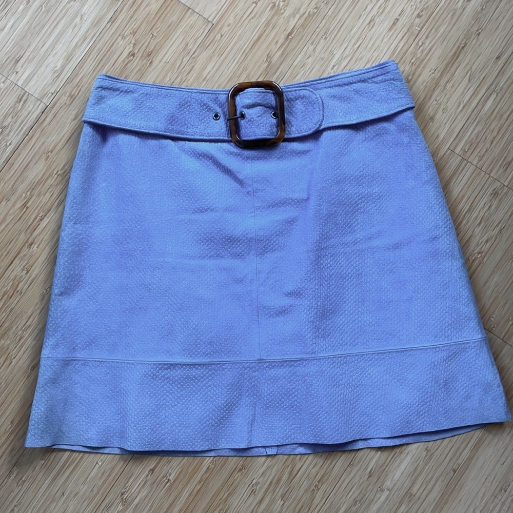 Anthropologie periwinkle suede skirt - Picture 1 of 3